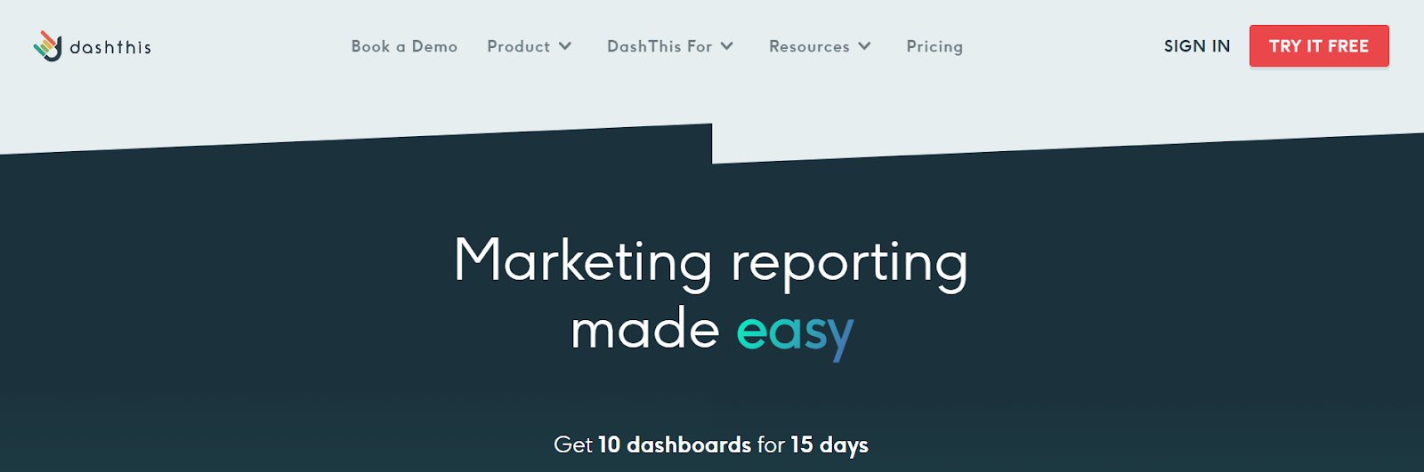 Top Performance Reporting Software | #4. DashThis
