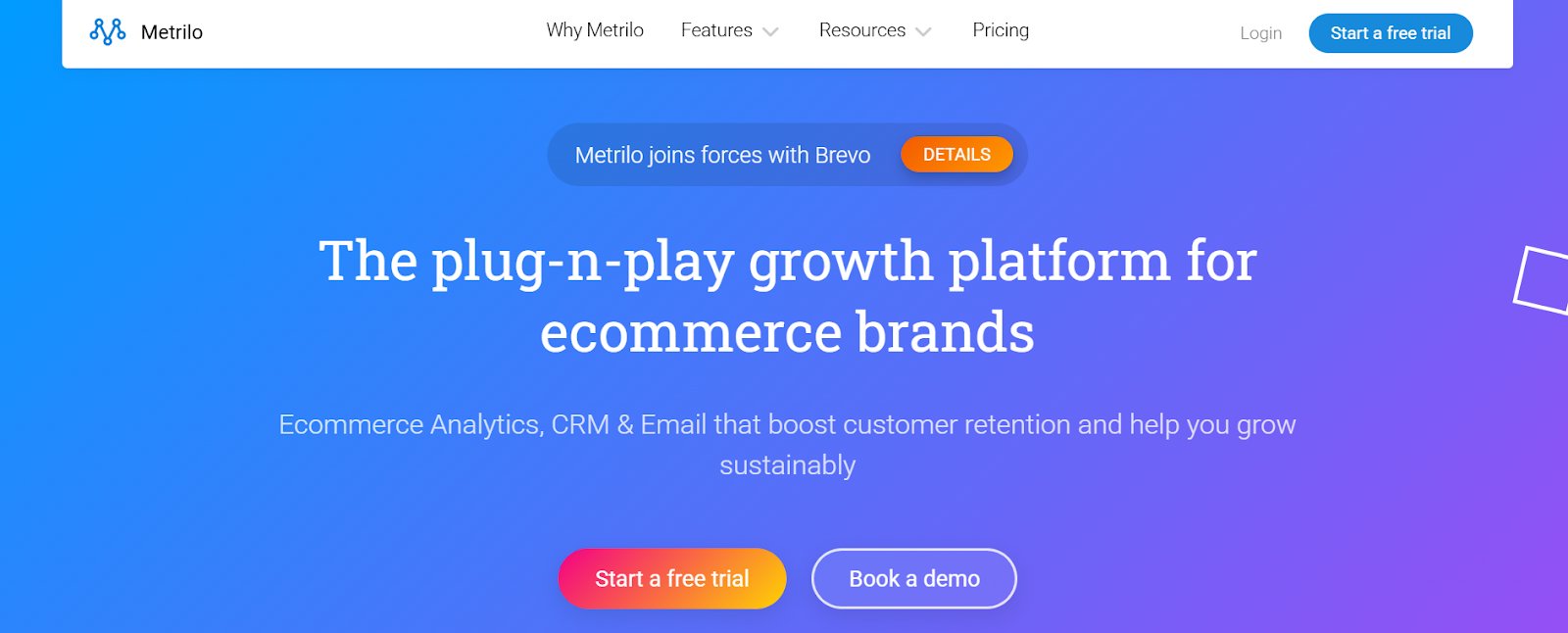 Top Performance Reporting Software | #6. Metrilo